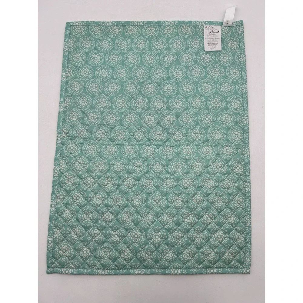 2 Pioneer Woman Reversible Quilted Patchwork Floral Placemats Table Top Cottage
